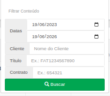 Painel de Filtros